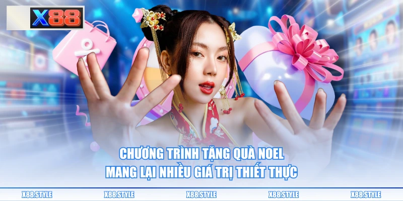 Chương trình tặng quà Noel mang lại nhiều giá trị thiết thực