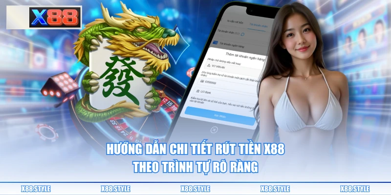 Hướng dẫn chi tiết rút tiền X88 theo trình tự rõ ràng