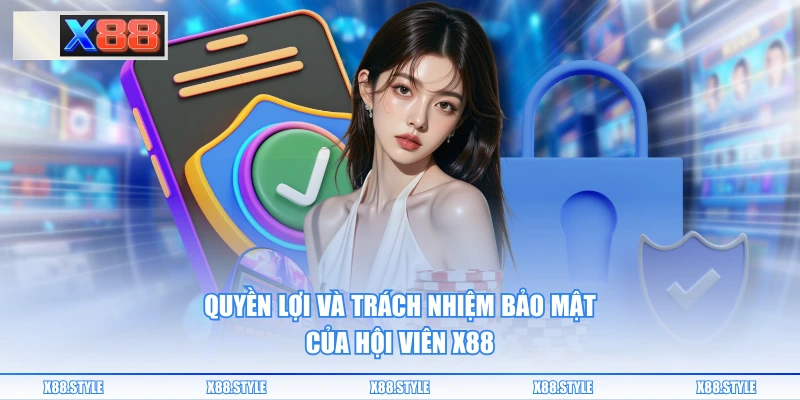 Quyền lợi và trách nhiệm bảo mật của hội viên X88