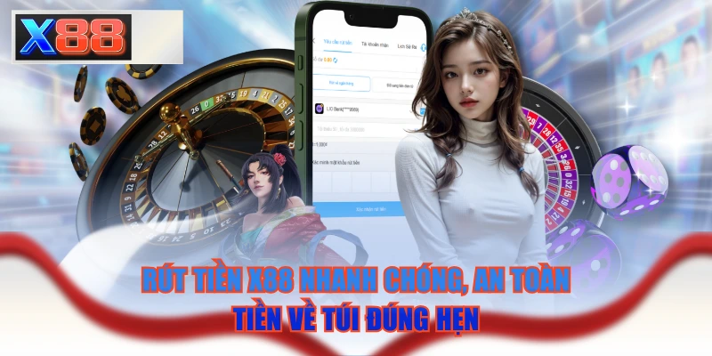 Rút Tiền X88 Nhanh Chóng, An Toàn, Tiền Về Túi Đúng Hẹn