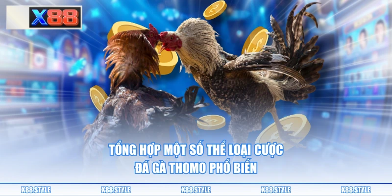 Tổng hợp một số thể loại cược đá gà Thomo phổ biến